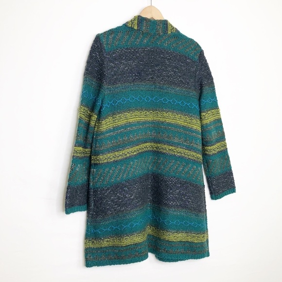 J Jill medium textured knit snap button closure, cardigan sweater coat - Picture 11 of 12